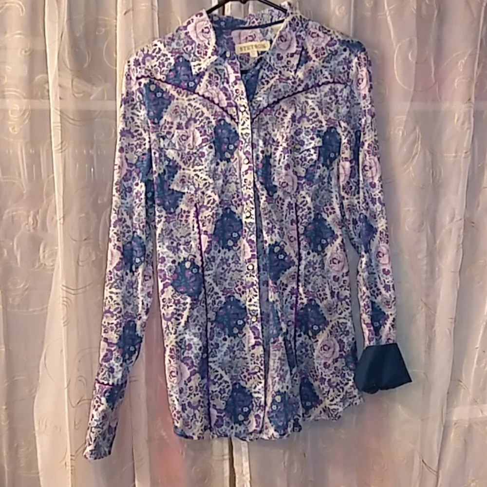 Button down floral shirt